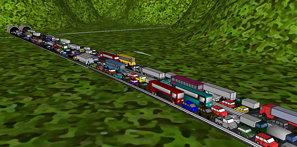 Maximilian Prinz, Admir Redzic und Danijel Kurtovic konnten mit in SketchUp selbst konstruierten Fahrzeugen den 1. Preis erringen.