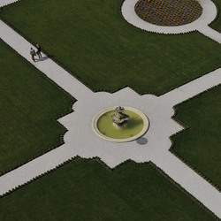 Garten von oben Detail / P. Gerfried Sitar